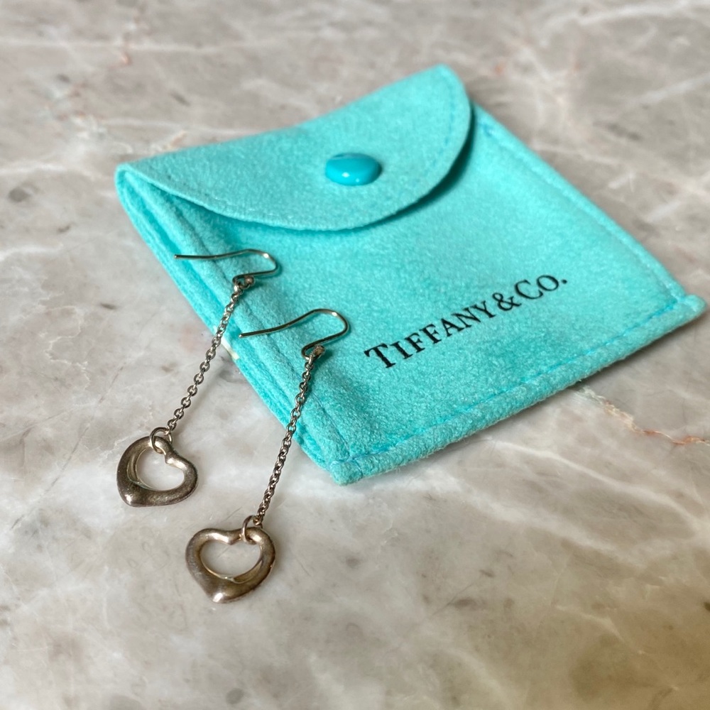 Tiffany & Co. Elsa Peretti Open Heart Earrings - Picture 1 of 5